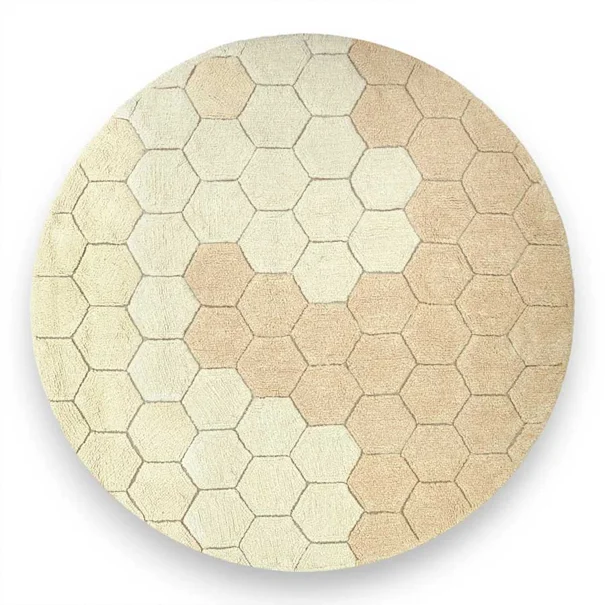 Στρογγυλό Χαλί All Season (Φ140) Lorena Canals Honeycomb Golden