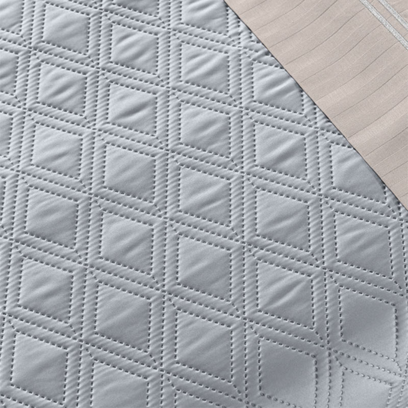 Κουβερλί King Size (Σετ 250X240) Guy Laroche Honour Silver Λευκά Είδη Κρεβατοκάμαρας Spitishop