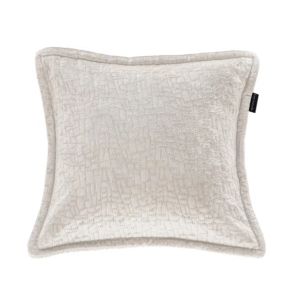Διακοσμητικό Ριχτάρι Βελουτέ (130x170) + Διακοσμητική Μαξιλαροθήκη Guy Laroche Bolzano Ivory