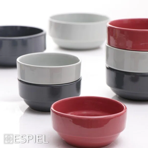 Μπολ (Φ14x6.5) Espiel Essentials L.Grey OWA118K6