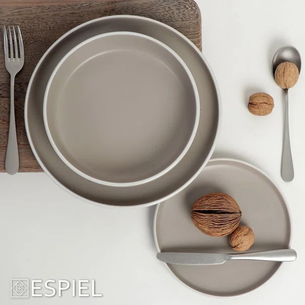 Πιάτο Φαγητού Ρηχό (Φ27.3) Espiel Mood Grey ATA120K6