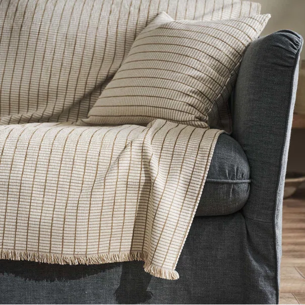 Ριχτάρι Καναπέ Τετραθέσιου (180x350) Gofis Home Thyra Grain Beige 273/04