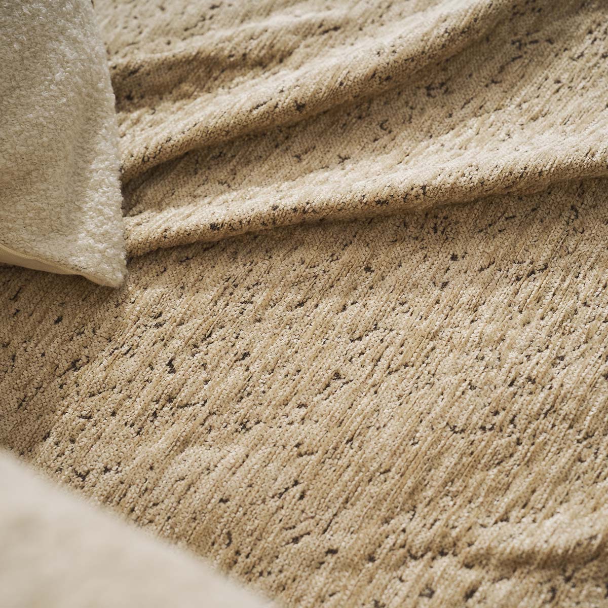Ριχτάρι Καναπέ Διθέσιου (180X250) Gofis Home Yrsa Gold Grain 141 04 Λευκά Είδη Σαλονιού Ριχτάρια Χειμερινά Spitishop