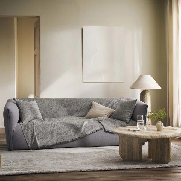 Ριχτάρι Καναπέ Διθέσιου (180x250) Gofis Home Yrsa Cloud Grey 141/15