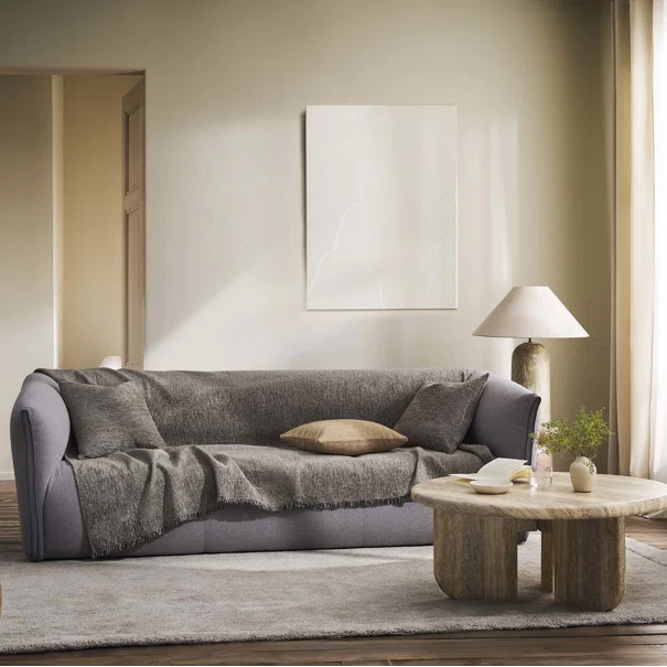 Ριχτάρι Καναπέ Διθέσιου (180x250) Gofis Home Yrsa Greige 141/22