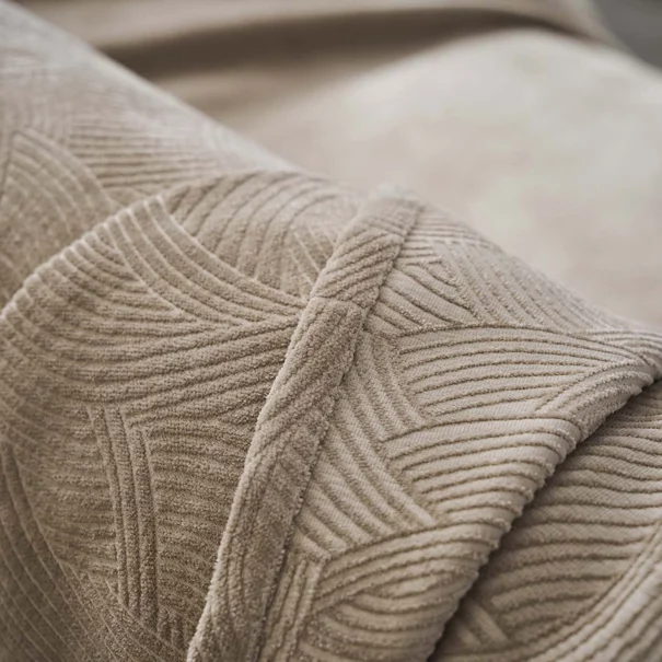 Ριχτάρι Καναπέ Τριθέσιου Βελουτέ (180x310) Gofis Home Nimbus Warm Beige 447/39
