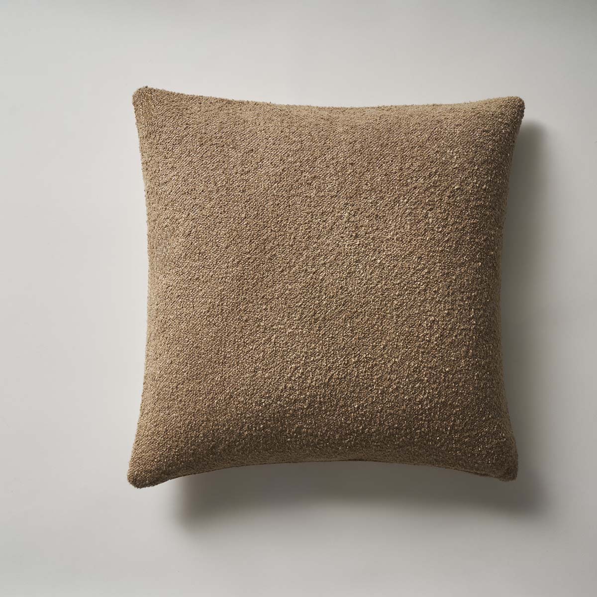 Διακοσμητική Μαξιλαροθήκη Μπουκλέ (45x45) Gofis Home Arline Leather Brown 161/13
