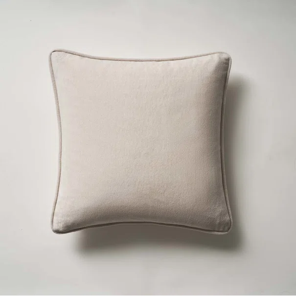 Διακοσμητική Μαξιλαροθήκη Βελουτέ (43x43) Gofis Home Ernesta Beige 137/05