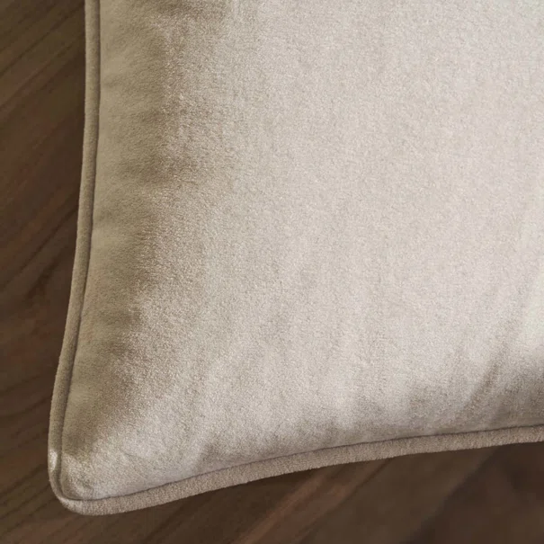 Διακοσμητική Μαξιλαροθήκη Βελουτέ (43x43) Gofis Home Ernesta Beige 137/05