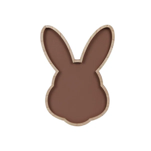 Πασχαλινή Πιατέλα (30.5x1.7x21.5) K-M Rabbit Brown GR8000350