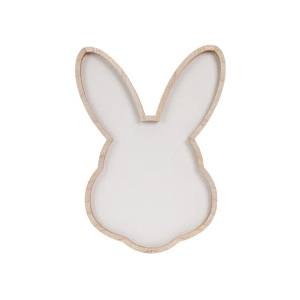 Πασχαλινή Πιατέλα (30.5x1.7x21.5) K-M Rabbit White GR8000350