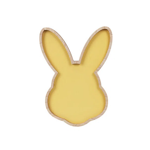 Πασχαλινή Πιατέλα (30.5x1.7x21.5) K-M Rabbit Yellow GR8000360