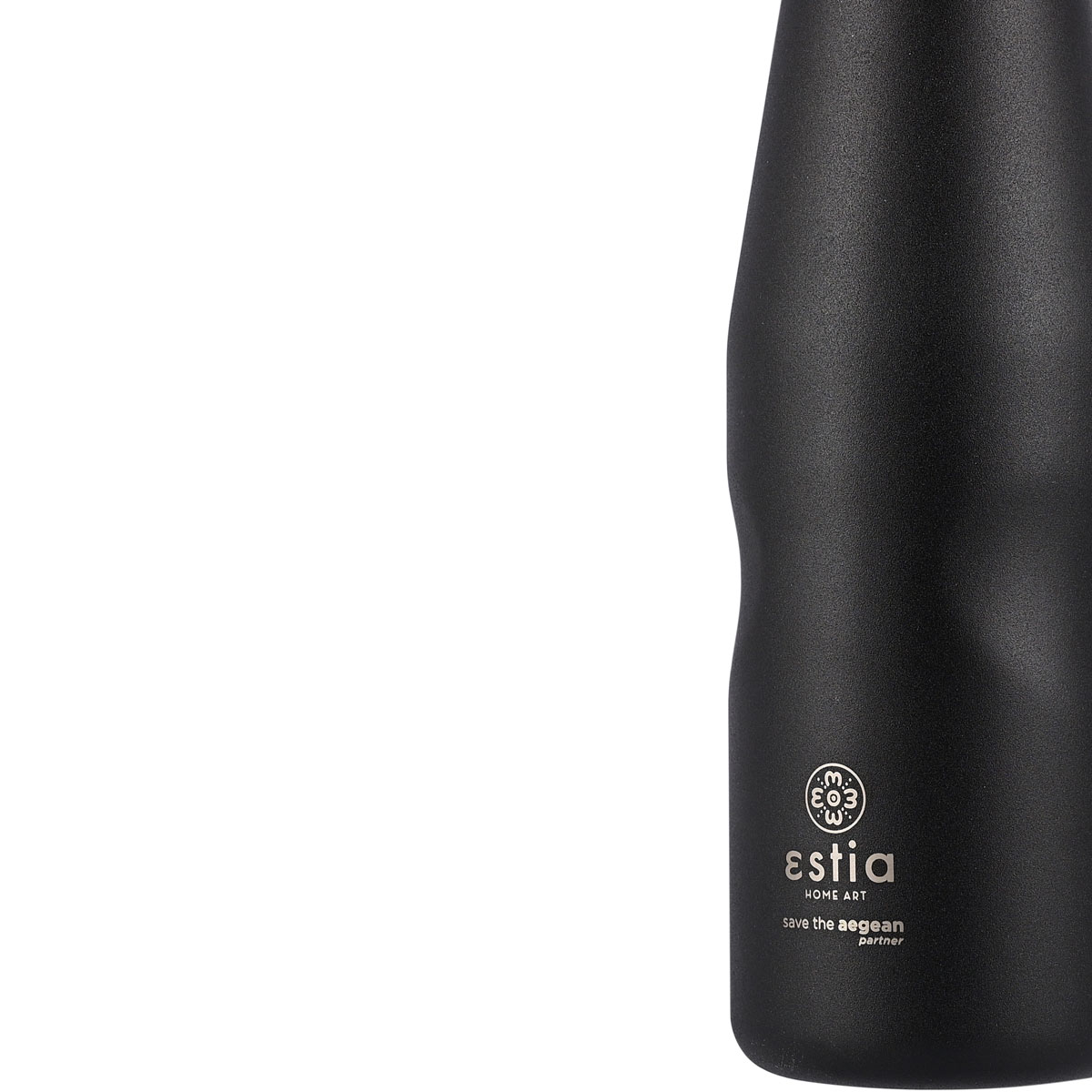 Μπουκάλι Θερμός 500ml Estia Save The Aegean Midnight Black 01-7799