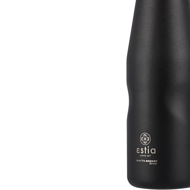 Μπουκάλι Θερμός 500ml Estia Save The Aegean Midnight Black 01-7799