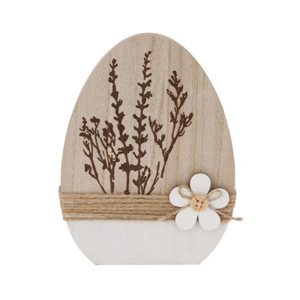 Πασχαλινό Διακοσμητικό Αυγό 15εκ. K-M Flower GR8000060