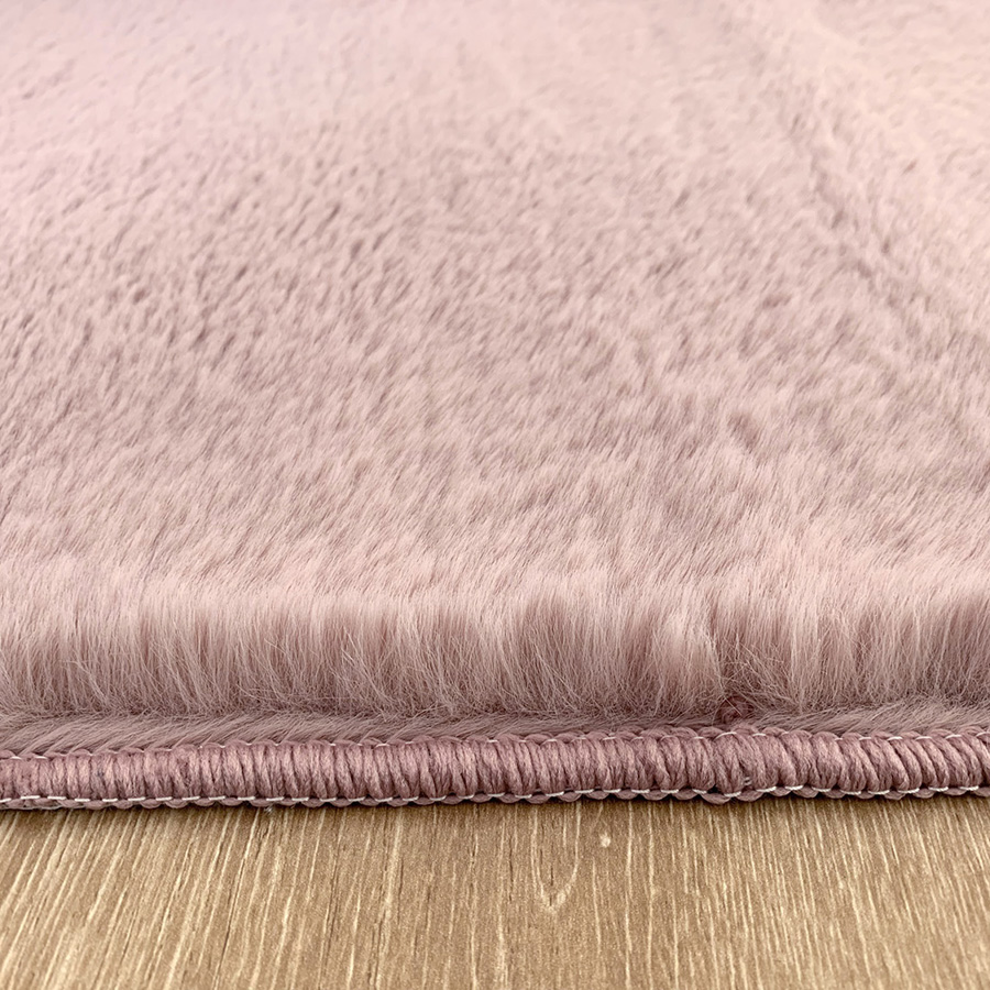 Χαλιά Κρεβατοκάμαρας Γούνινα (Σετ 3τμχ) Anna Riska Felicity Blush Pink