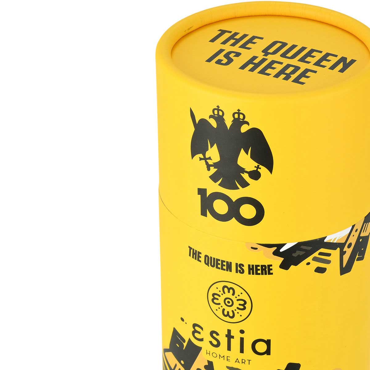 Μπουκάλι Θερμός 500Ml Estia Aek B C Edition The Queen Is Here 00-27209 Οργάνωση & Αποθήκευση Εstia Spitishop