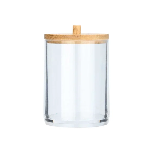 Δοχείο Για Δίσκους Ντεμακιγιάζ (Φ7x12) Homely Bamboo Essentials 02-17651
