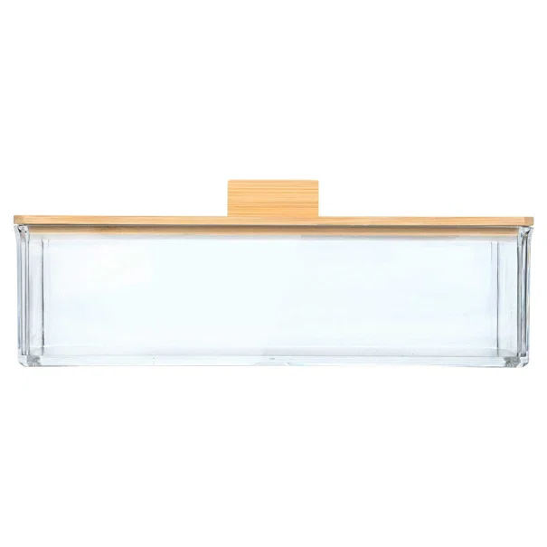 Κουτί Αποθήκευσης (23.3x9.4x8.8) Homely Bamboo Essentials 02-17668