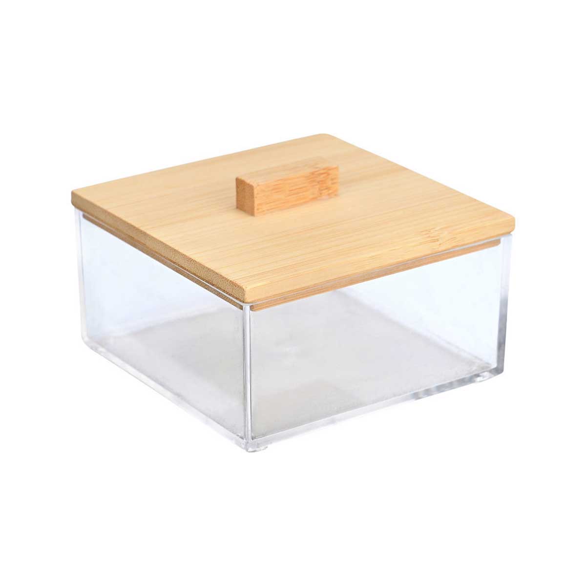 Κουτί Αποθήκευσης (9x9x6) Homely Bamboo Essentials 02-17675