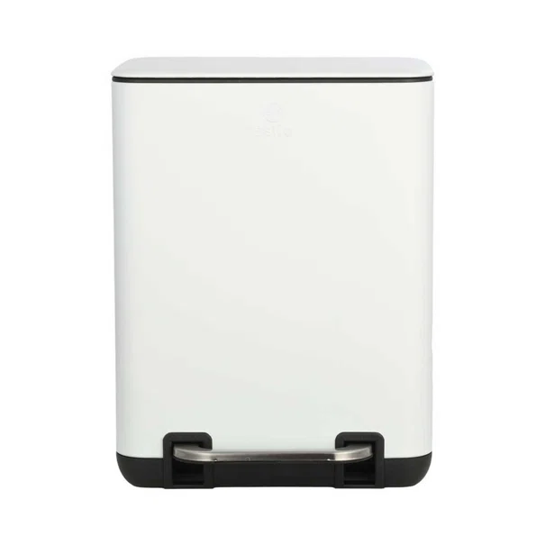 Κάδος Απορριμμάτων Μπάνιου (24.1x21.3x31.6) Estia 6lt Cubic Λευκό 02-20958