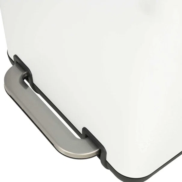 Κάδος Απορριμμάτων Μπάνιου (24.1x21.3x31.6) Estia 6lt Cubic Λευκό 02-20958