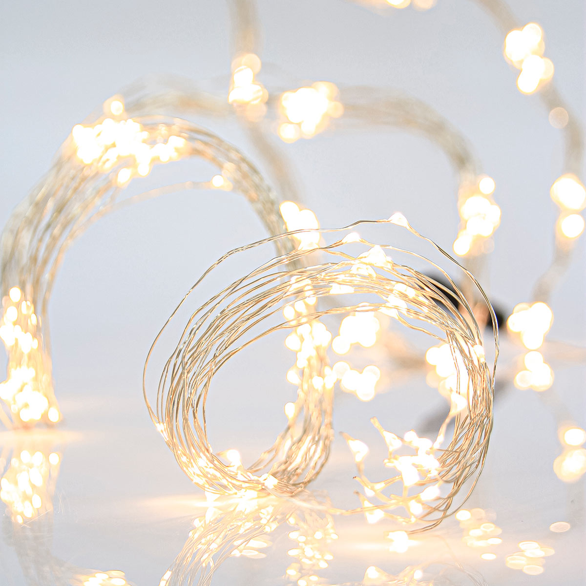 Χριστουγεννιάτικα Λαμπάκια Χαλκού 200 Mini Led Χταπόδι Daylight Με 8 Προγράμματα Eurolamp 600-11729