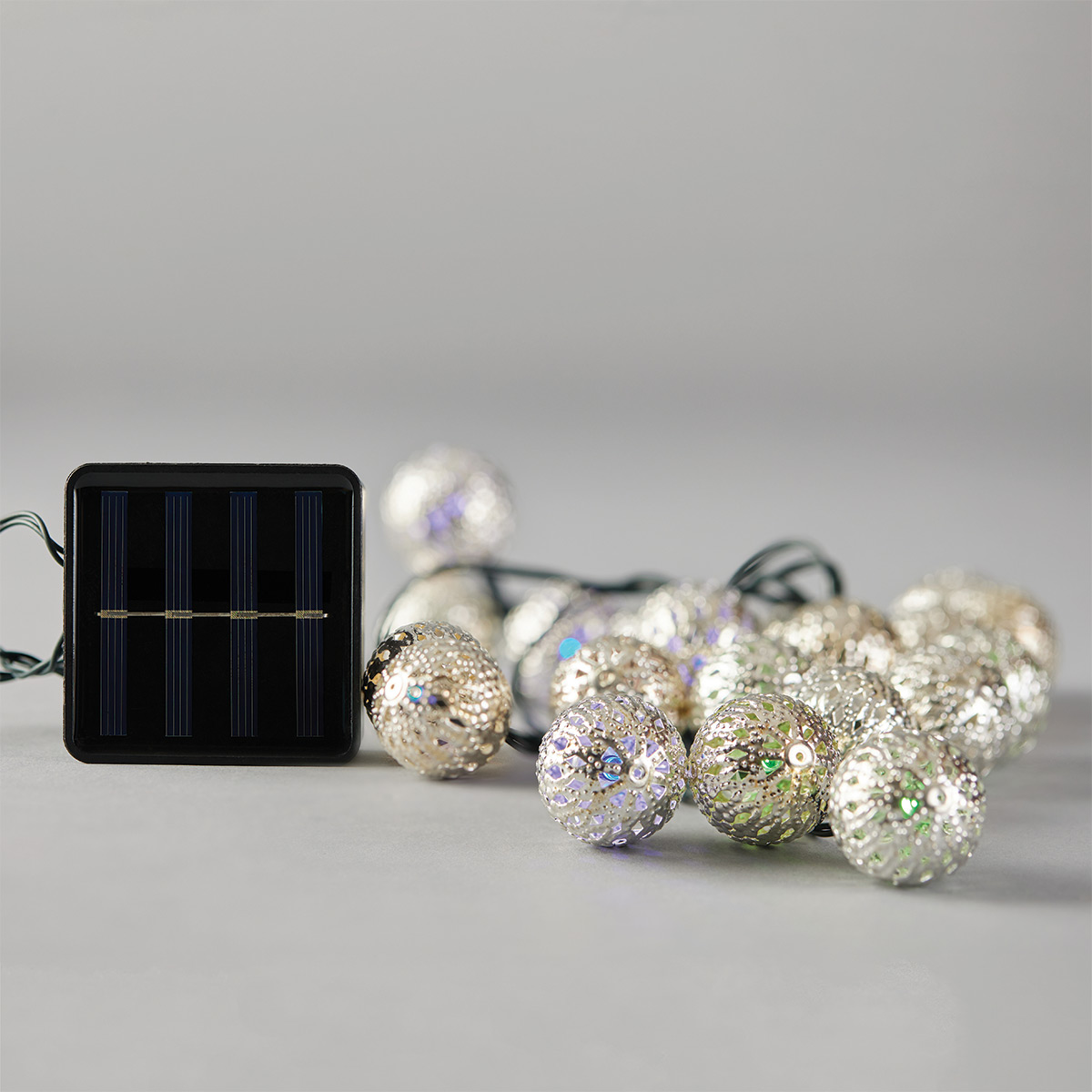 Διακοσμητική Γιρλάντα Ηλιακή Με 40 LED Φωτάκια Eurolamp 600-04700
