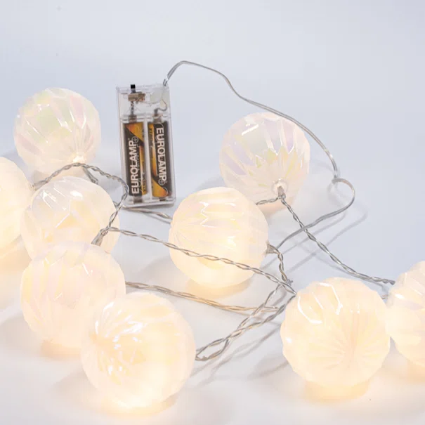 Διακοσμητική Γιρλάντα Μπαταρίας Με 10 LED Φωτάκια Eurolamp 600-11477