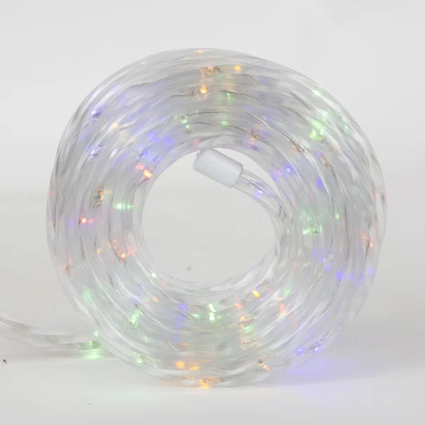 Χριστουγεννιάτικα Λαμπάκια 120 Led Φωτοσωλήνας 6μ Πολύχρωμα Ηλιακά Με Πρόγραμμα Eurolamp 600-22166