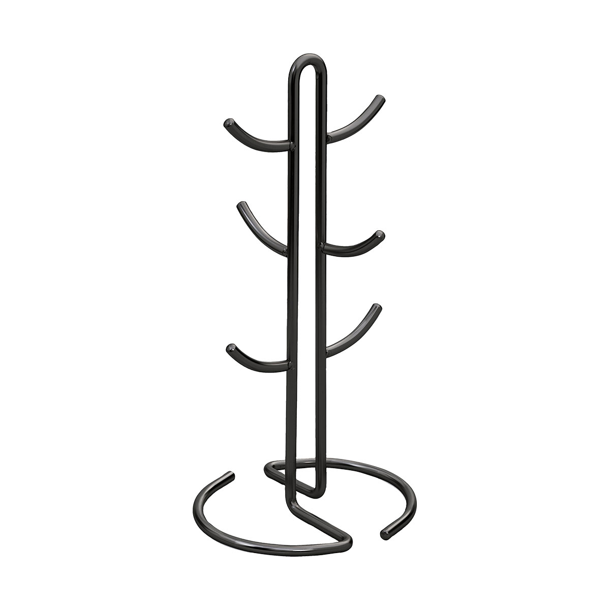 Σταντ Για Κούπες 6 Θέσεων Estia Nickel Black 01-7621