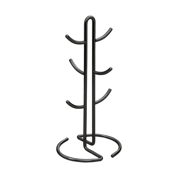 Σταντ Για Κούπες 6 Θέσεων Estia Nickel Black 01-7621