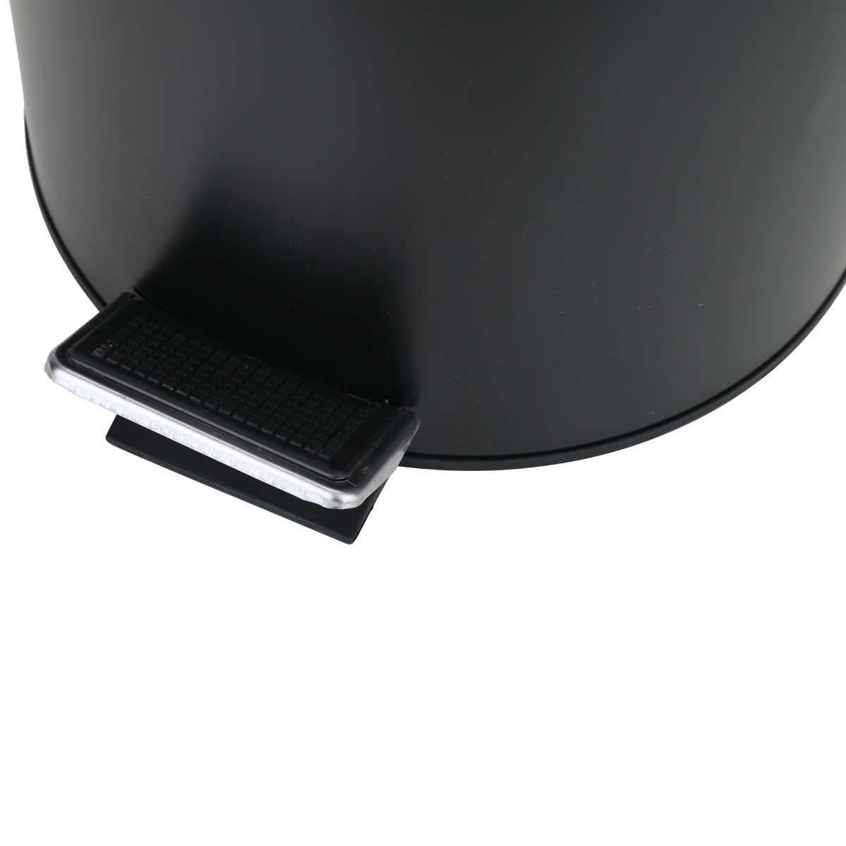 Κάδος Απορριμμάτων Μπάνιου (Φ25X38) Homely 12Lt Classic Black Matt 02-7904 Μπάνιο Αξεσουάρ Κάδοι Spitishop