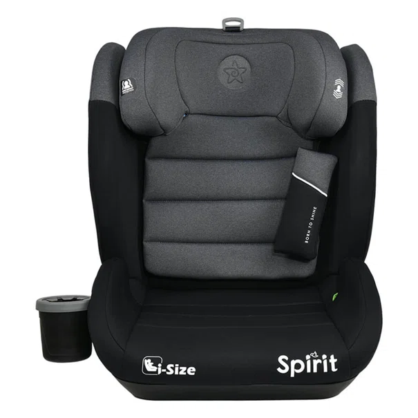Κάθισμα Αυτοκινήτου ISOfix (100-150εκ. Ύψος) Bebe Stars Spirit i-Size Steel Grey 945-186