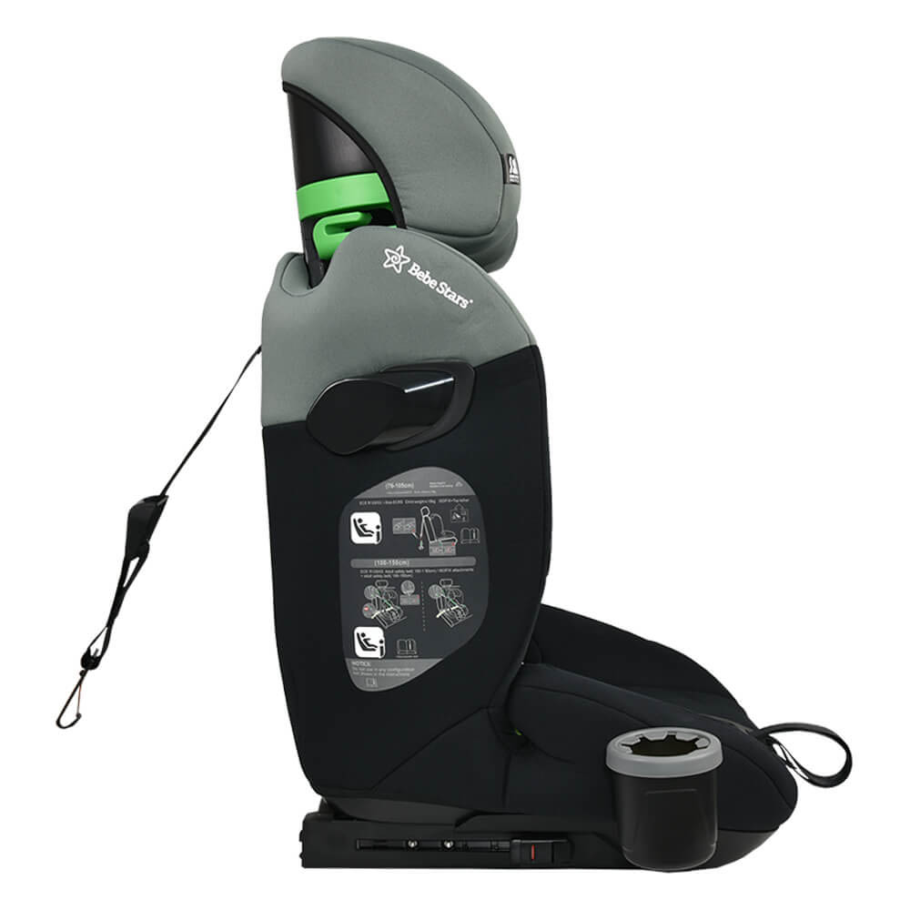 Κάθισμα Αυτοκινήτου Isofix (76-150Εκ Ύψος) Bebe Stars Compass I-Size Olive 935-176 Βρεφικά Καθίσματα Spitishop