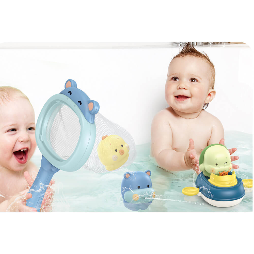 Παιχνίδια Μπάνιου (Σετ 5Τμχ) Bebe Stars Fishing 130-104 Θαλάσσης Παιδικά Είδη Παραλίας Spitishop