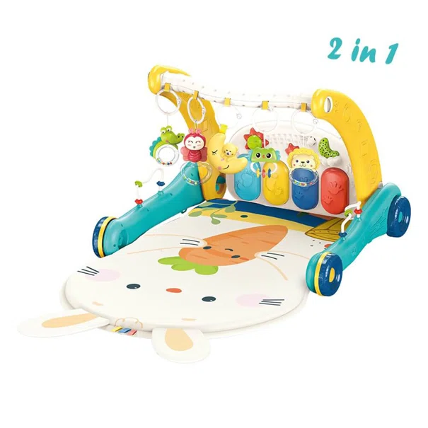 Βρεφικό Γυμναστήριο - Περπατούρα Bebe Stars Piano Rabbit 2 In 1 100-197