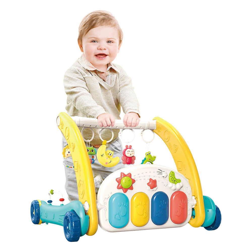 Βρεφικό Γυμναστήριο - Περπατούρα Bebe Stars Piano Rabbit 2 In 1 100-197 Παιχνίδια Βρεφικά για Μωρά 0 6 Μηνών Spitishop