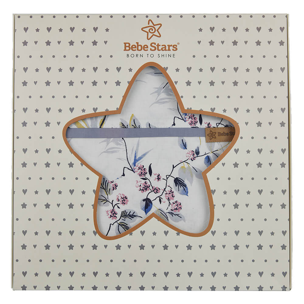 Σεντόνια Κούνιας (Σετ) Bebe Stars Bird 201-186 Βρεφικά Προίκα Μωρού Spitishop