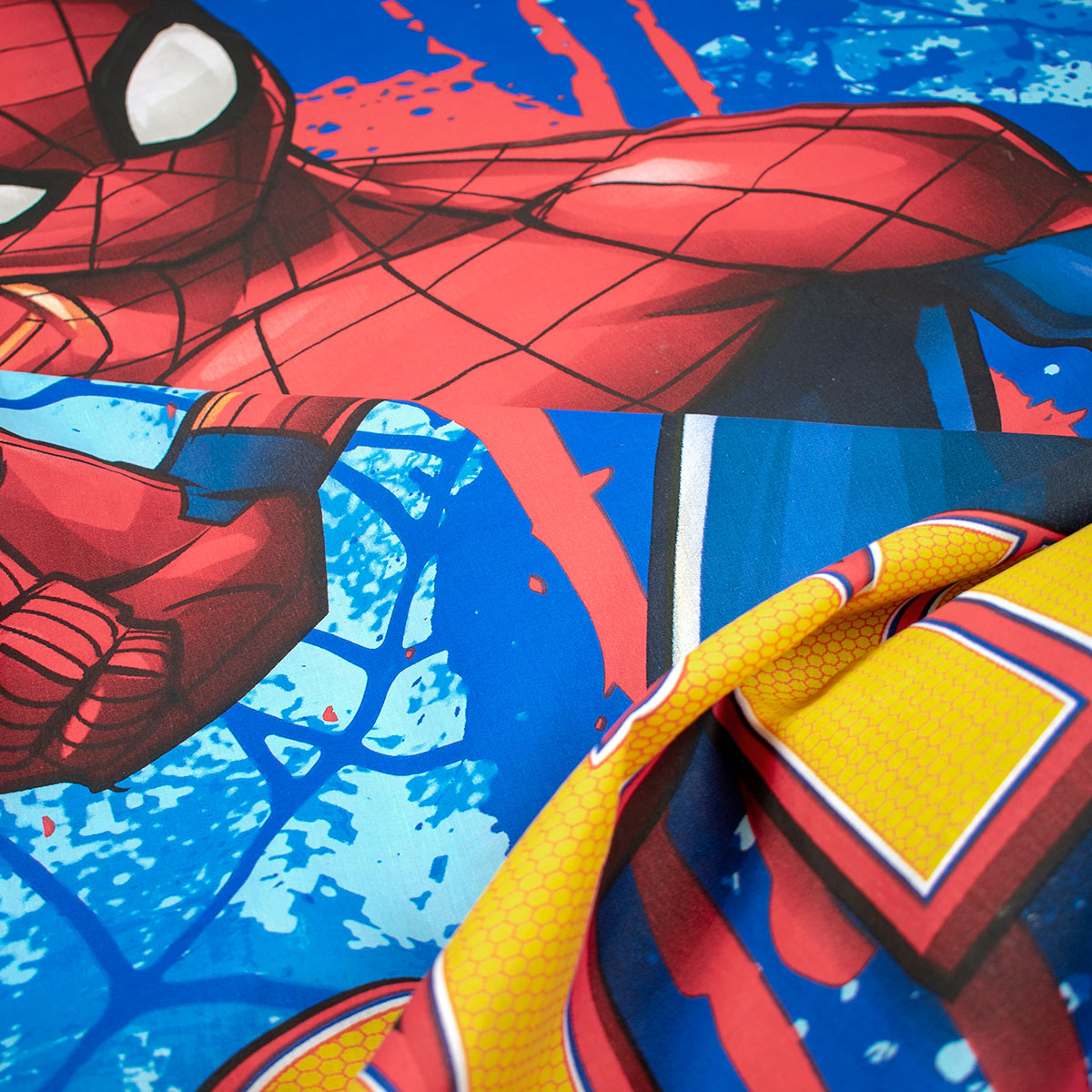 Παπλωματοθήκη Μονή (Σετ 160X240) Dimcol Spider-Man 710 Παιδικά Λευκά Είδη 'Υπνου Παπλωματοθήκες Παιδικές για Αγόρια Spitishop