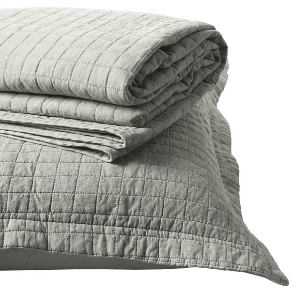 Κουβερλί Υπέρδιπλο (Σετ 220x240) Silk Fashion Stonewashed Beige