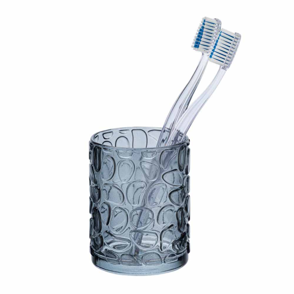Ποτηροθήκη Μπάνιου Wenko Vetro Grey 24386100