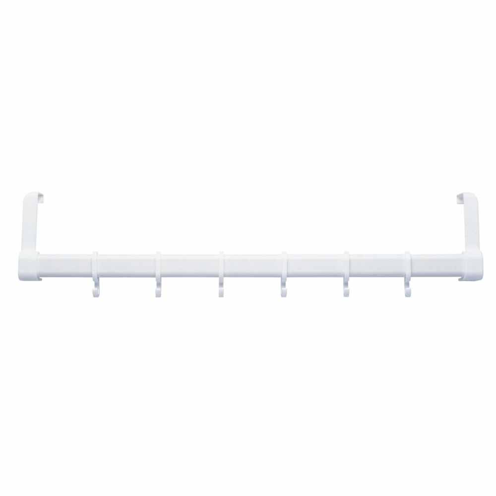 Κρεμάστρα Πόρτας 6 Θέσεων Wenko White 11177100