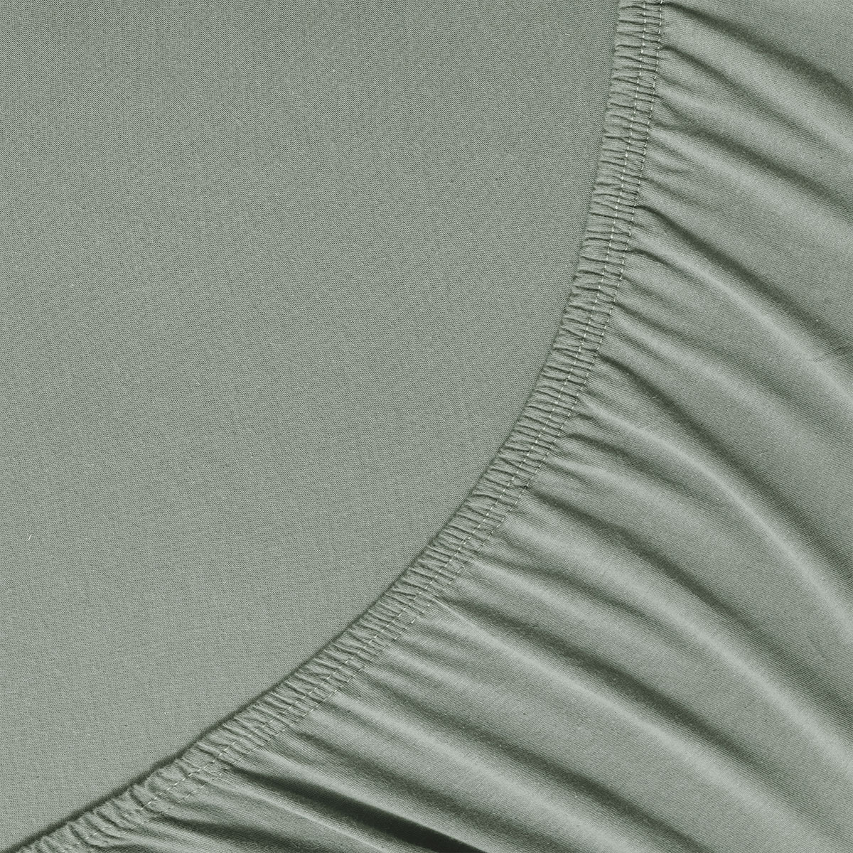 Σεντόνι Μακό Μονό με Λάστιχο (100X200+40) La Luna Cool Khaki Λευκά Είδη Κρεβατοκάμαρας Σεντόνια Μονά Spitishop