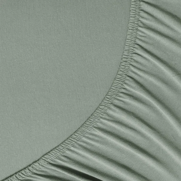 Σεντόνι Μακό Μονό Με Λάστιχο (100x200+40) La Luna Cool Khaki