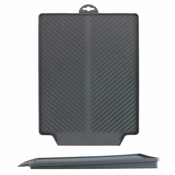 Επιφάνεια Στεγνώματος Πιάτων (40x30) Wenko Linea Grey 54703100