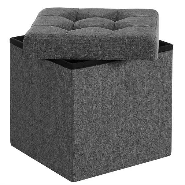 Σκαμπό Με Αποθηκευτικό Χώρο (38x38x38) Songmics LSF27Z