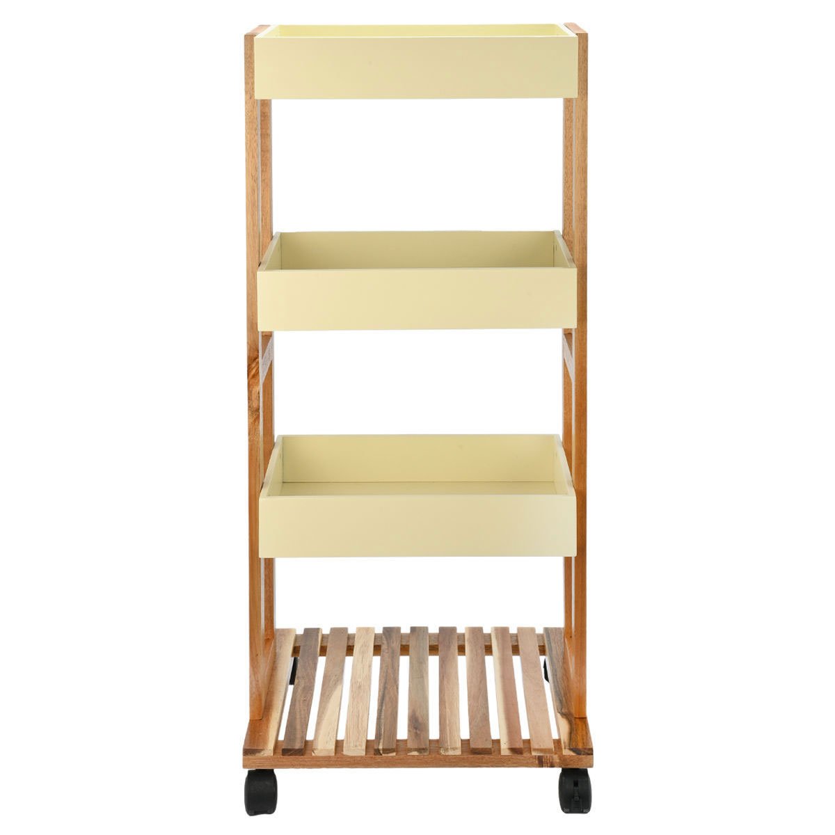 Τρόλεϊ/Ραφιέρα 4 Θέσεων (40x30x88) Estia Allure Ivory 01-24970
