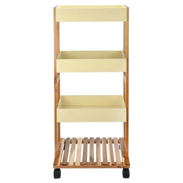 Τρόλεϊ/Ραφιέρα 4 Θέσεων (40x30x88) Estia Allure Ivory 01-24970