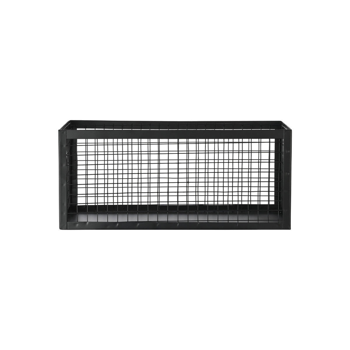 Καλάθι Αποθήκευσης (23.5x15x11) Estia Cage Μαύρο 02-27650